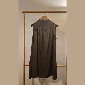 Olive green high neck dress Grade & Gather size small New with tags